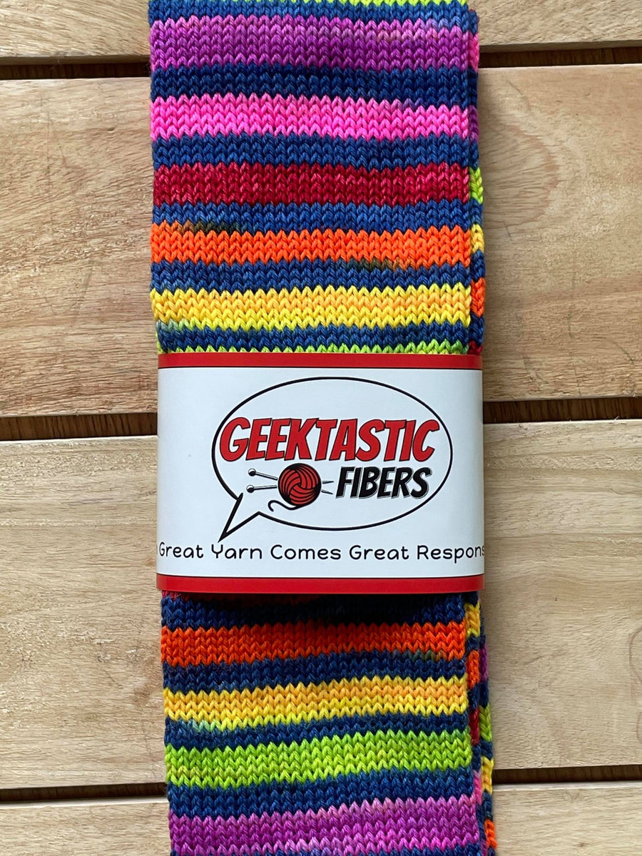 Ready to Ship - Hisoka- Self-Striping Yarn – Geektastic Fibers
